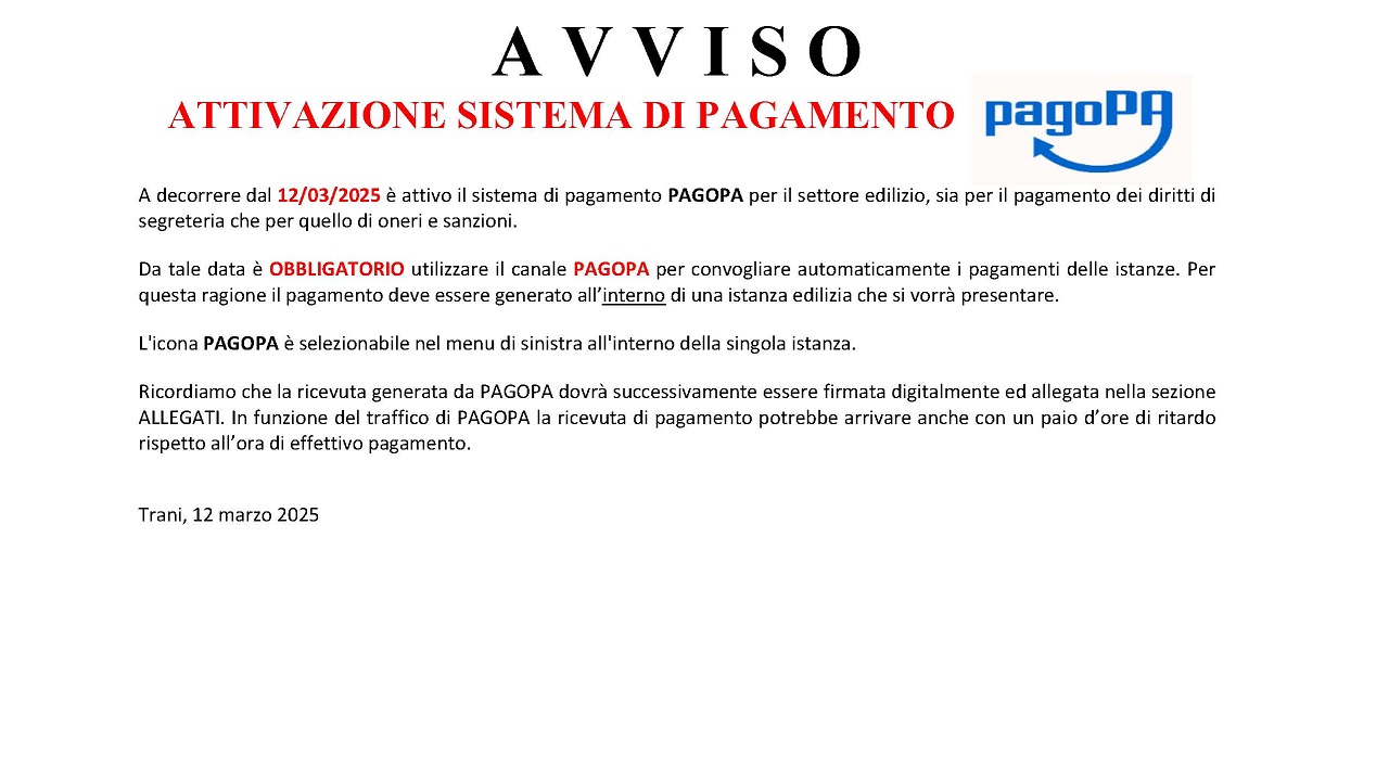 Avviso SUEDI al 12.03.2025